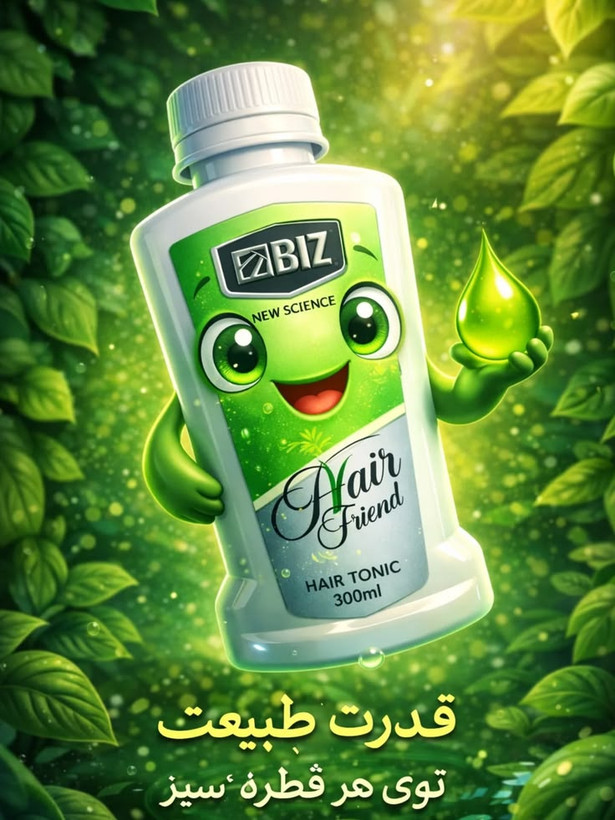 🌿✨ تونیک تقویتکننده و ضد ریزش مو هیر فرند BIZ | مراقبت تخصصی از موهای ضعیف و کمپشت ✨🌿