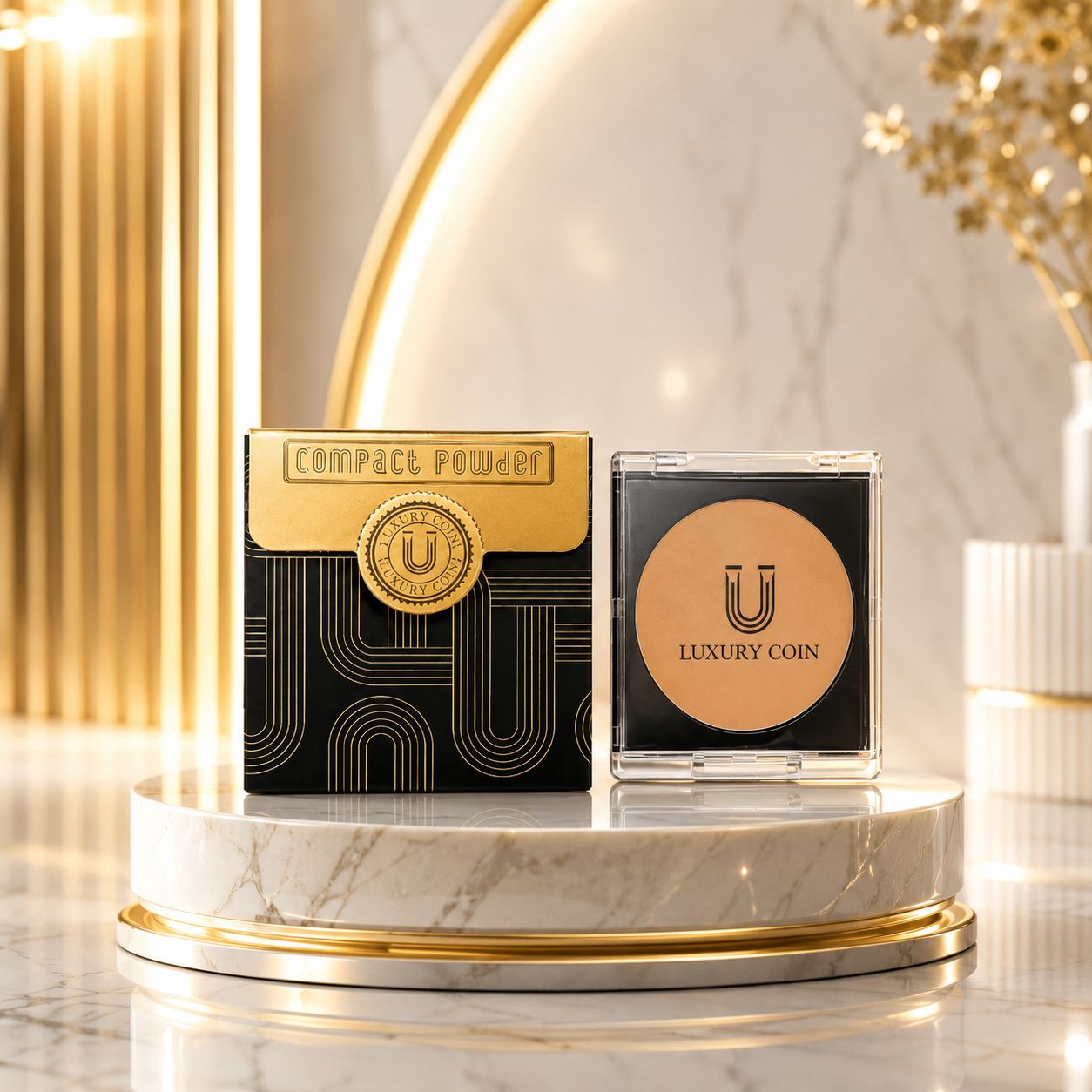 پنکک لاکچری کوین (Luxury Coin) اصل فرانسه آرایش یکدست، پوشش طبیعی و جلوه‌ای مخملی