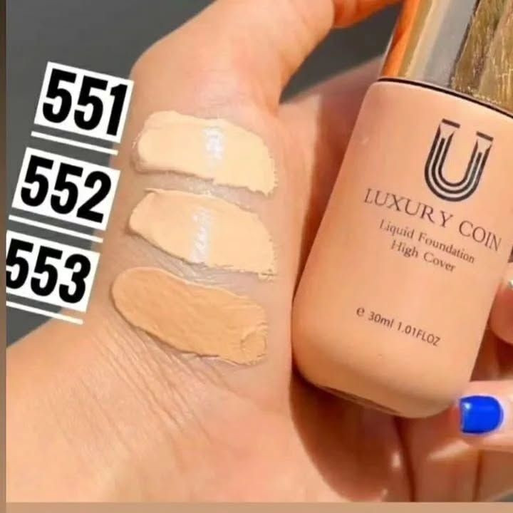 💄 کرم پودر لاکچری کوین | کاور بالا، بافت سبک و جلوه مات و مخملی ✨