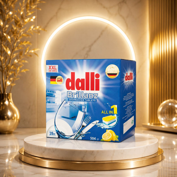 قرص ماشین ظرفشویی دالی Brillanz | پاککنندگی قدرتمند و درخشش فوقالعاده ظروف ✨